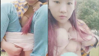 18歲小妹下午兩點到公園自拍露出 還大膽拿水果塞入妹妹做保養ワイルドジャパンチューブ
